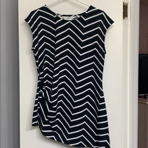 Christopher and Banks, striped shirt, L
